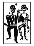 Day of the Dead (Dia de los Muertos, Todos Santos) skeleton